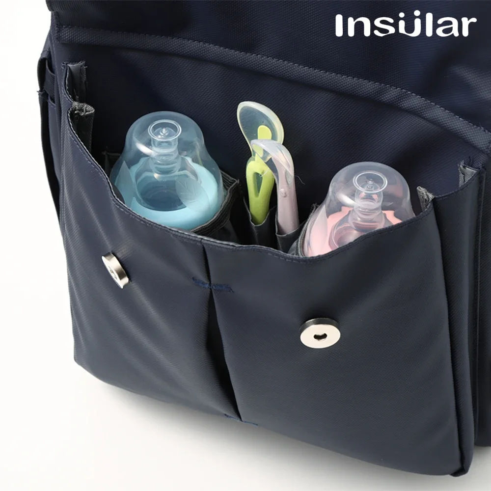 INSULAR Tier Cartoon Design Windel Tasche Rucksack Wasserdicht Mama Mutterschaft Pflege Tasche Große Kapazität Reise Kinderwagen Tasche