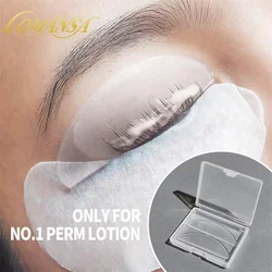 Lomansa Korea 1 Pair Reusable Silicone Eyelash Perm Lashes Rod Shield Lash Softening Pads Eyelash Curler Makeup Lash Lift Tools