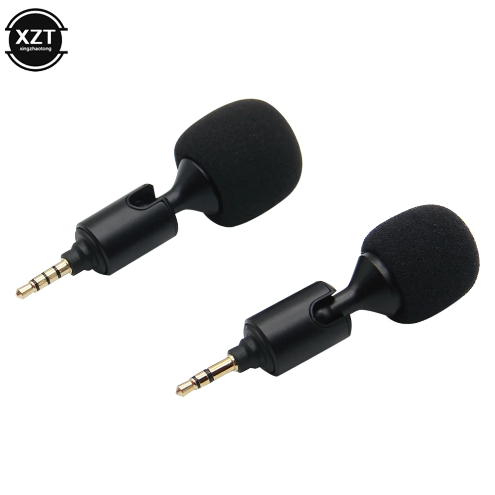 Flexible Foldable Mini Microphone Straight 3.5mm Jack 3/4 Pole Microphone Type-C Connector Microphone for Phone Computer 마이크