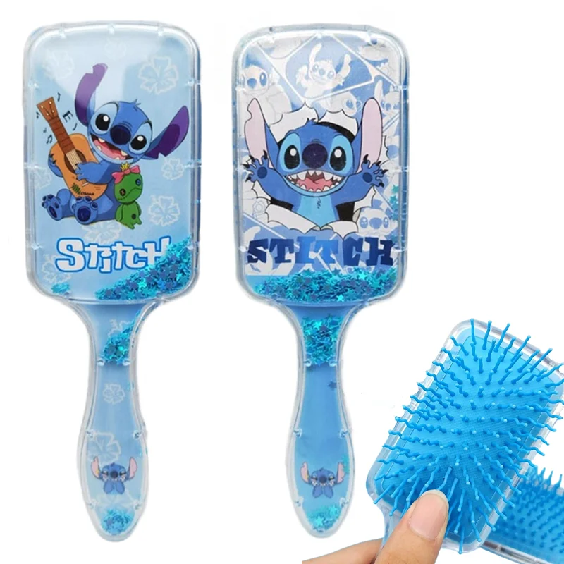 

Stitch Air Cushion Combs Anime Cartoon Cute Household Items Massage Comb Fashion Woman Heart Holiday Gifts