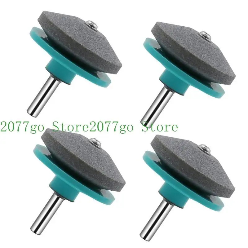 

Y1UD 4Pcs Lawnmower Sharpener for Power Hand Drill Wear Resistant Lawnmower Sharpener