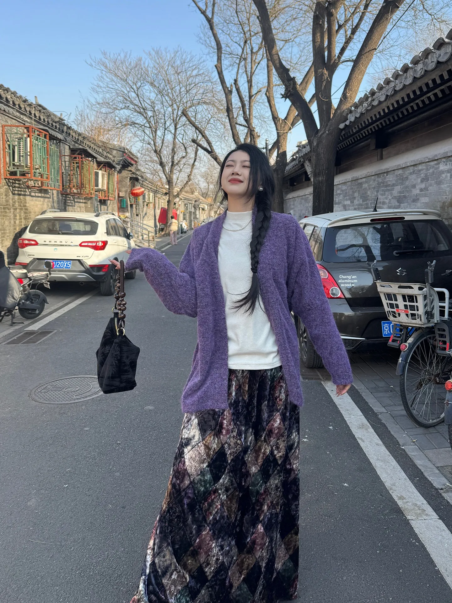 

Dr Tang plus Size Hanfu Set with Airplane Sve Design for Women over 200 Pou Winter Collection 2025