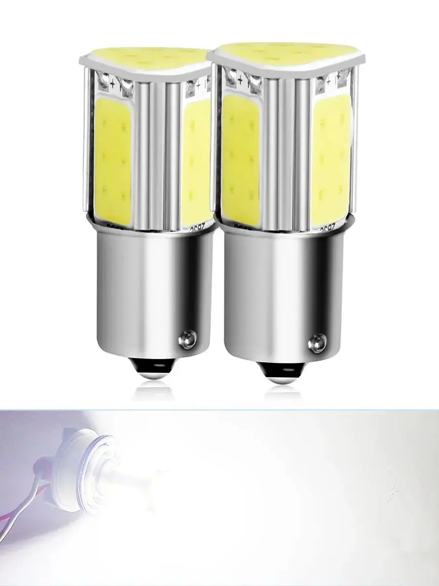 2PCS Große COB LED 1156 BA15S P21W 1157 BAY15D P21/7W S256 G18 Brems lichter Lampen 12V Für Auto Reverse Stop Bremse Hinten Lichter Lampen
