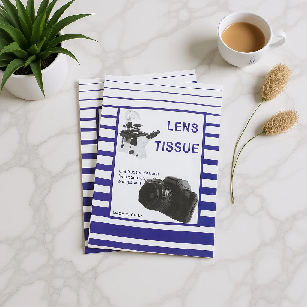 

100 pcs Lens Cleaning Wipe Eyeglasses Swim Goggles Camera LCD Monitor Microscope Paper Thin Tissue No Lint Scratch Prevention