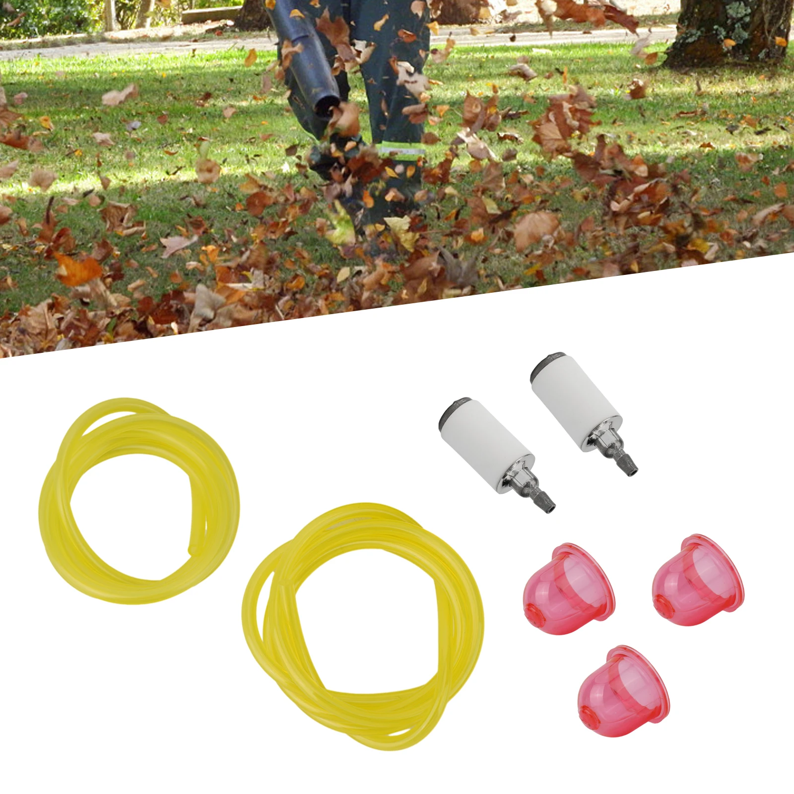 Suitable Fuel Filter Kit For McCULLOCH GBV325 Health Kit Leaf Filter Metre Fuel Pipe for primer for primer Bulb