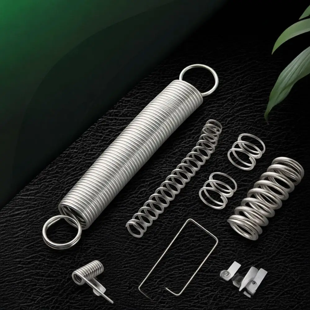 0 5mm Wire Extension Springs Steel Coil With Hooks Durable Industrial Tension Parts For Automotive Machinery Functionality
