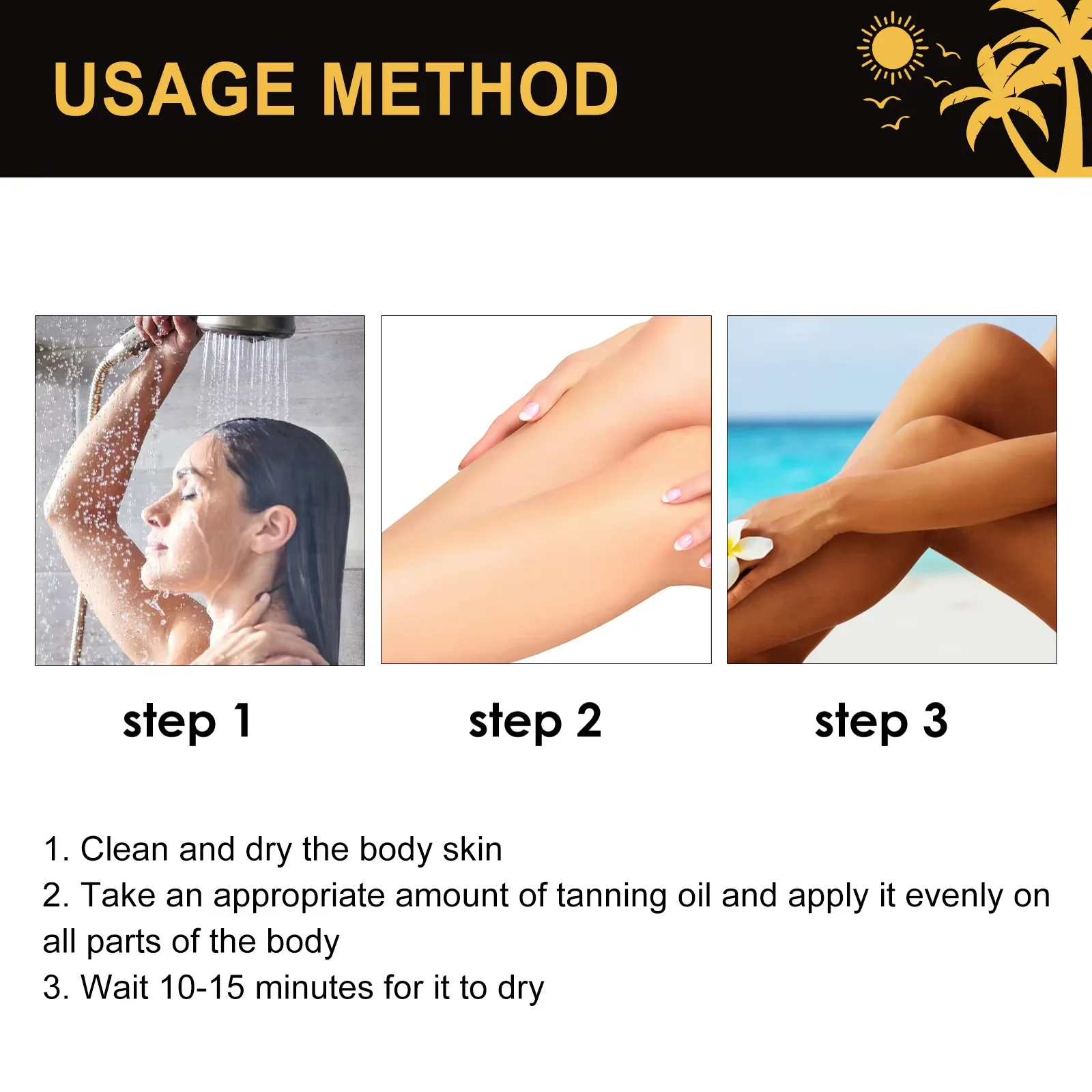 Bronzer Sun Oil Tanner Accelerator Long Lasting Moisturizing Nourishing Natural Tan Beach Sexy Solarium Suntan Self Tanning Oil