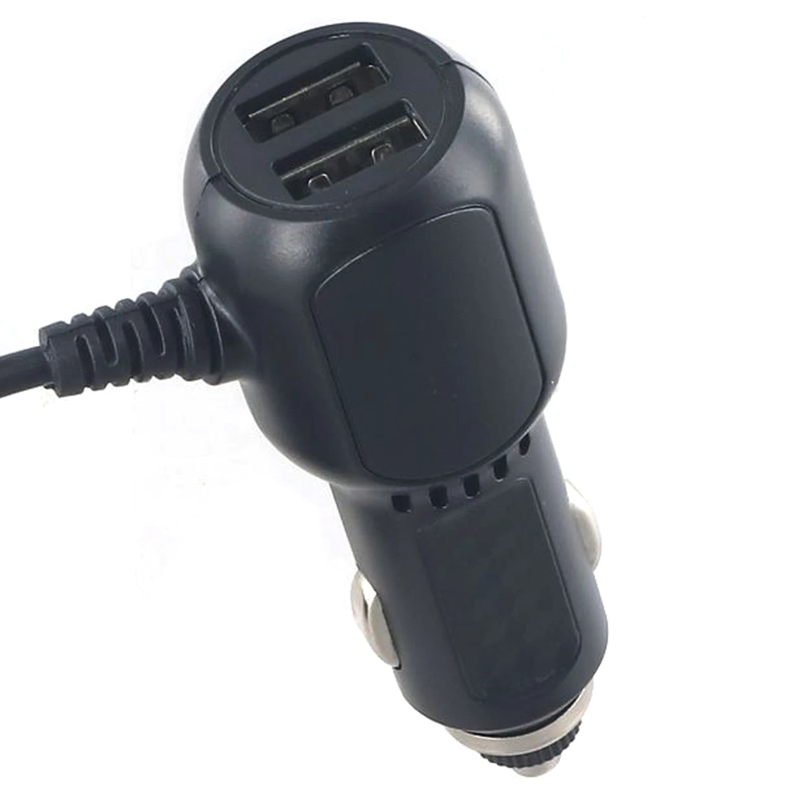 

ABS Dash Cam Car Charger 12v - 24v 2in1 Multi-function DVR Charging Cable Multi-function Voltage Display Wide Compatibility