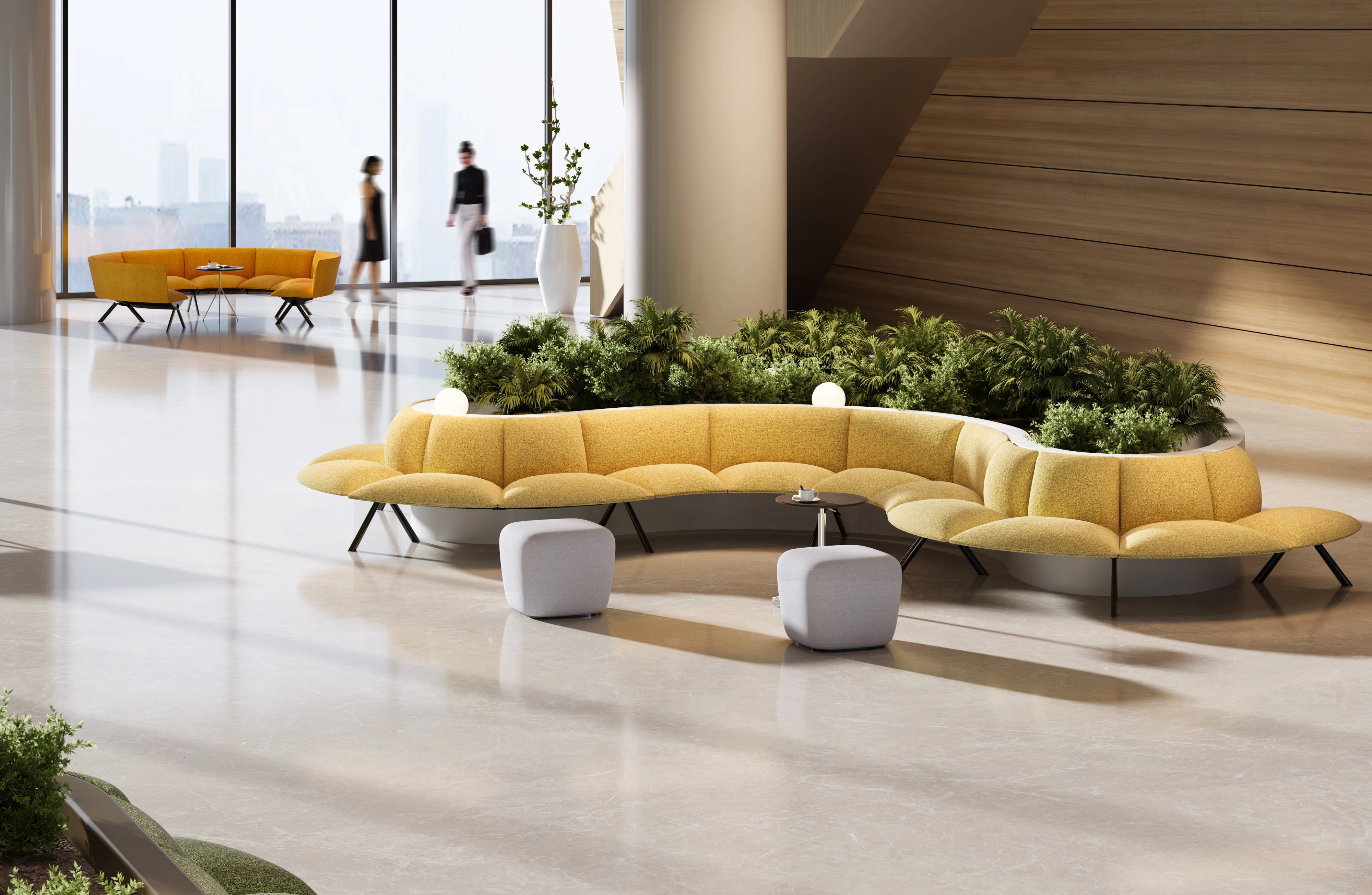 Durable Fabric Waiting Chair, Commercial Seating for Hospital Clinic & Public Building Waiting Area Projects