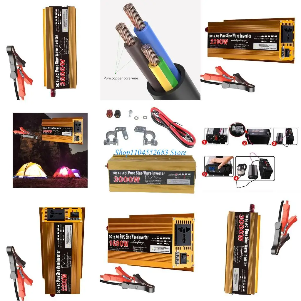 

Y6GD Heavy Duty Solar Power Inverters with ABS Sine Waves Simple Use for Job Place