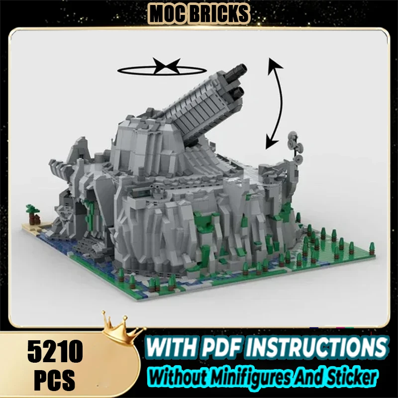 

Popular Star Movie Model Moc Building Blocks Defense Cannon Model Technology Brick DIY Assembly Construction Toy Holiday Gifts