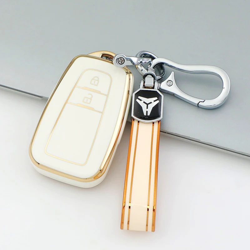 TPU Auto Shell Fob Holder Bag for Toyota Corolla 4 Runner Highlander RAV4 Camry Prius Car Key Case Protection Cover Keyless