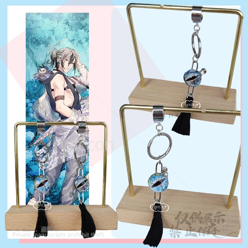 

Anime Game Nu: Carnival Rei Cosplay Costume Tassel Ear Clip Earrings Ear Studs Jewelry Props Halloween Birthday Blue Gray Gift