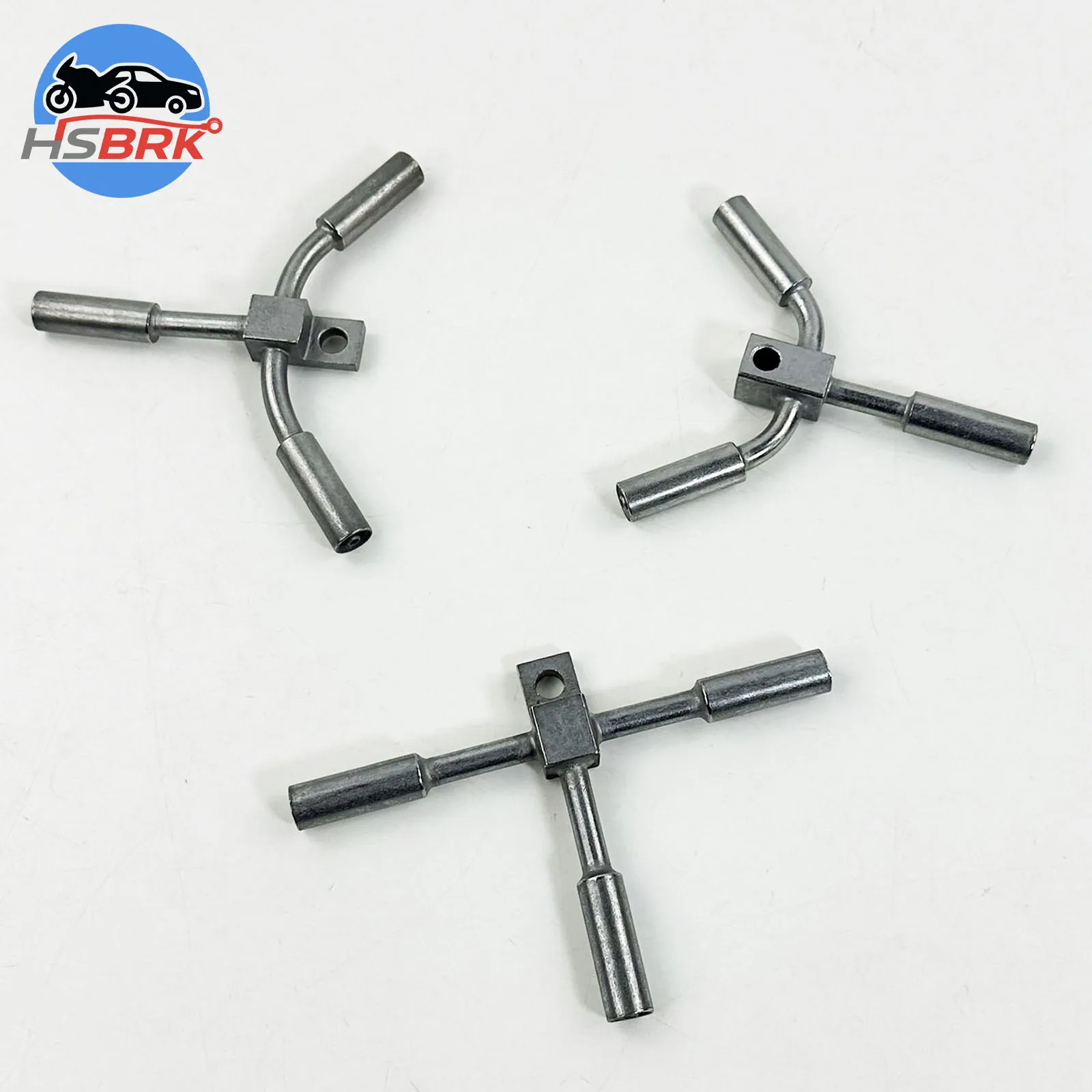 T-shaped/Y-shaped three-way galvanized material brake oil pipe joint motorcycle brake hose joint disc brake accessories