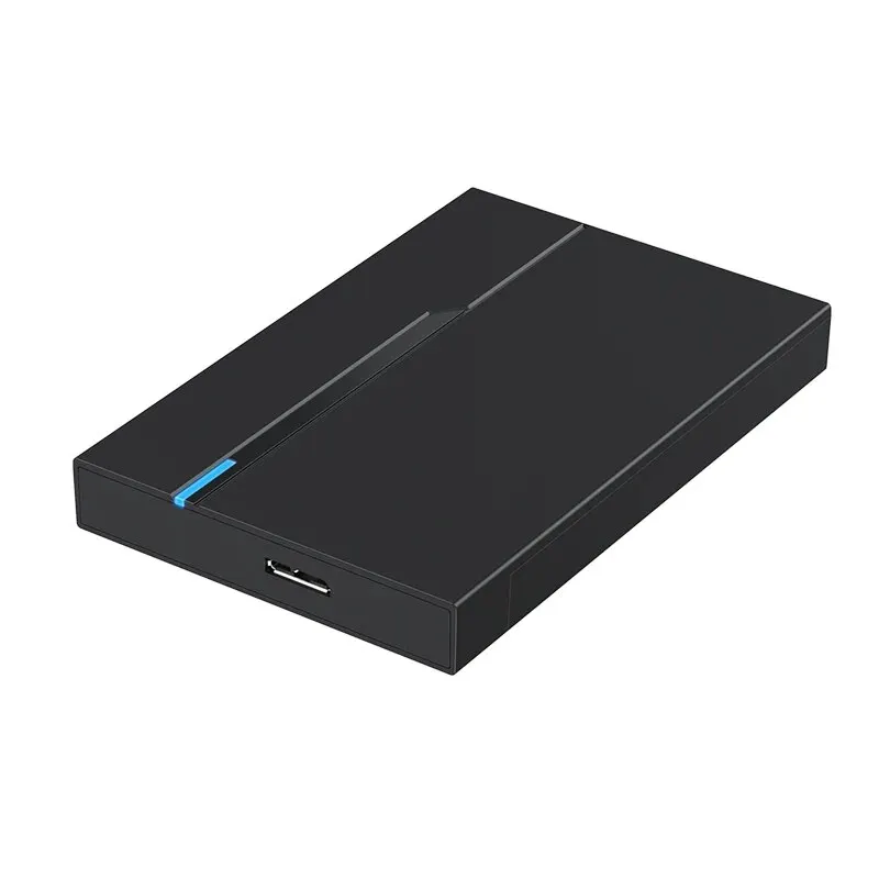 Boîtier de disque dur externe USB 2.5, 6 To, prend en charge 7mm, 3.0mm, SATA, SSD, HDD pour ordinateur portable, PC, 9.5\