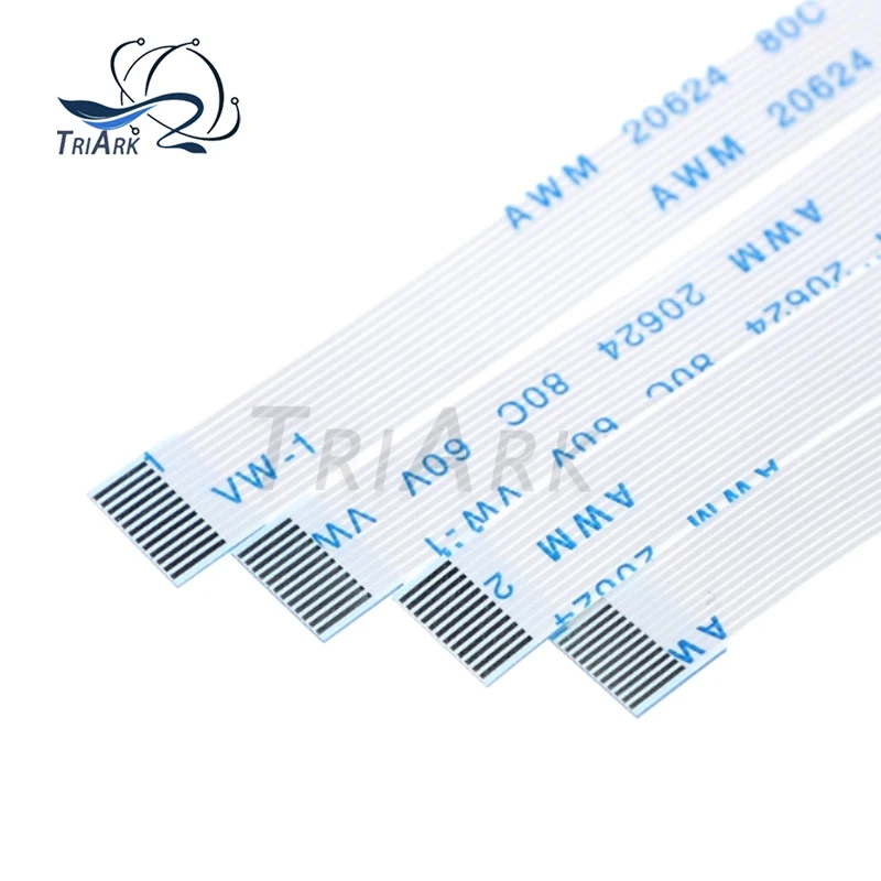 10PCS 0.5MM Flat Flexible Cable FFC/FPC AWM 20624 80C 60V 4/6/8/10/12/14/16/20/24/26/30/40/50 Pin Line length 6/10/15/20/30/40CM