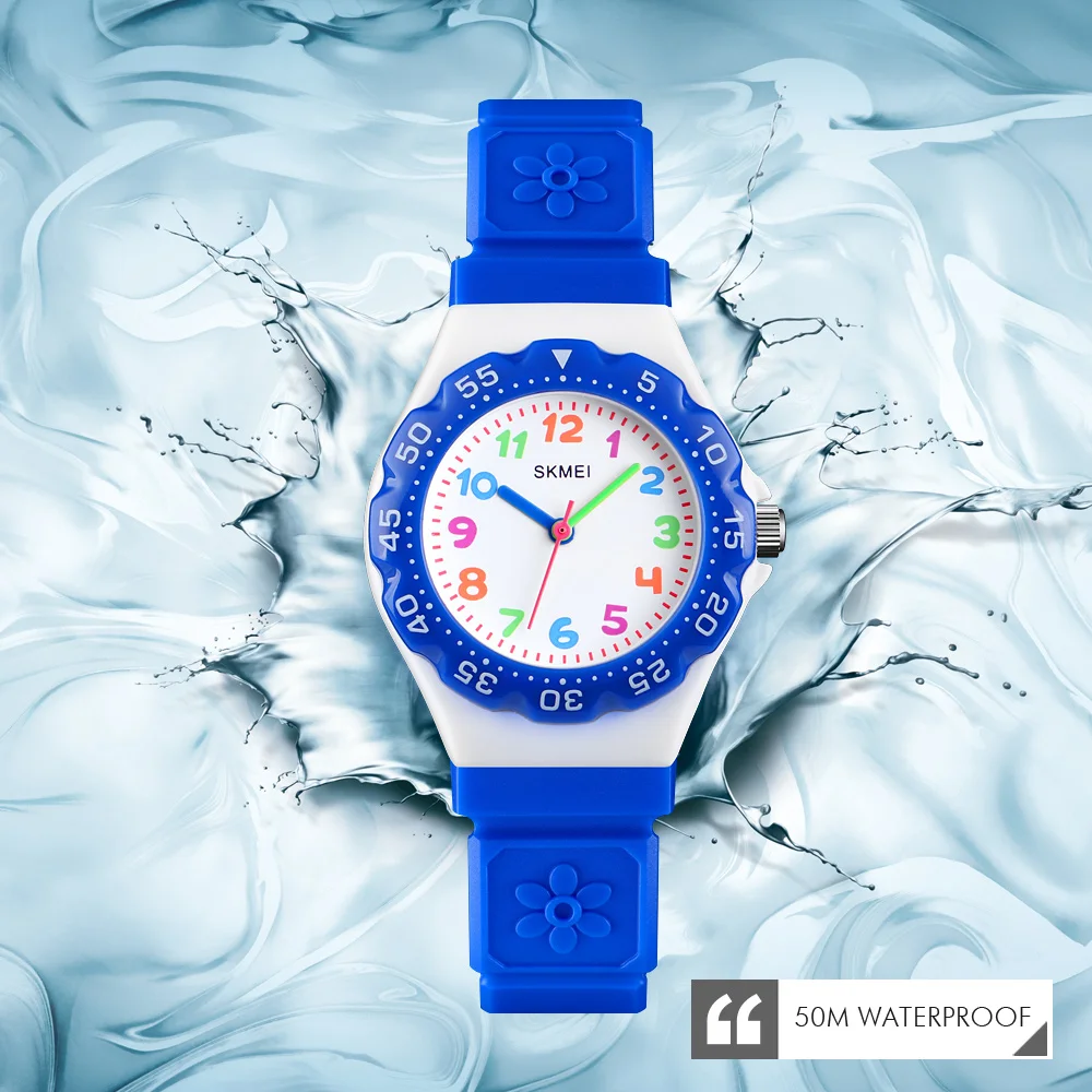 SKMEI Outdoor Fashion Waterproof Kids Quartz Wristwatch For Boys Girls Creative Personality Children's Wtatches Relogio Infantil