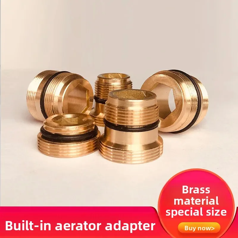 Built-in Foaming Faucet Adapter 16.2 With Special Thick and Thin Teeth 18.2 Conversion to 22MM External Tooth Interface