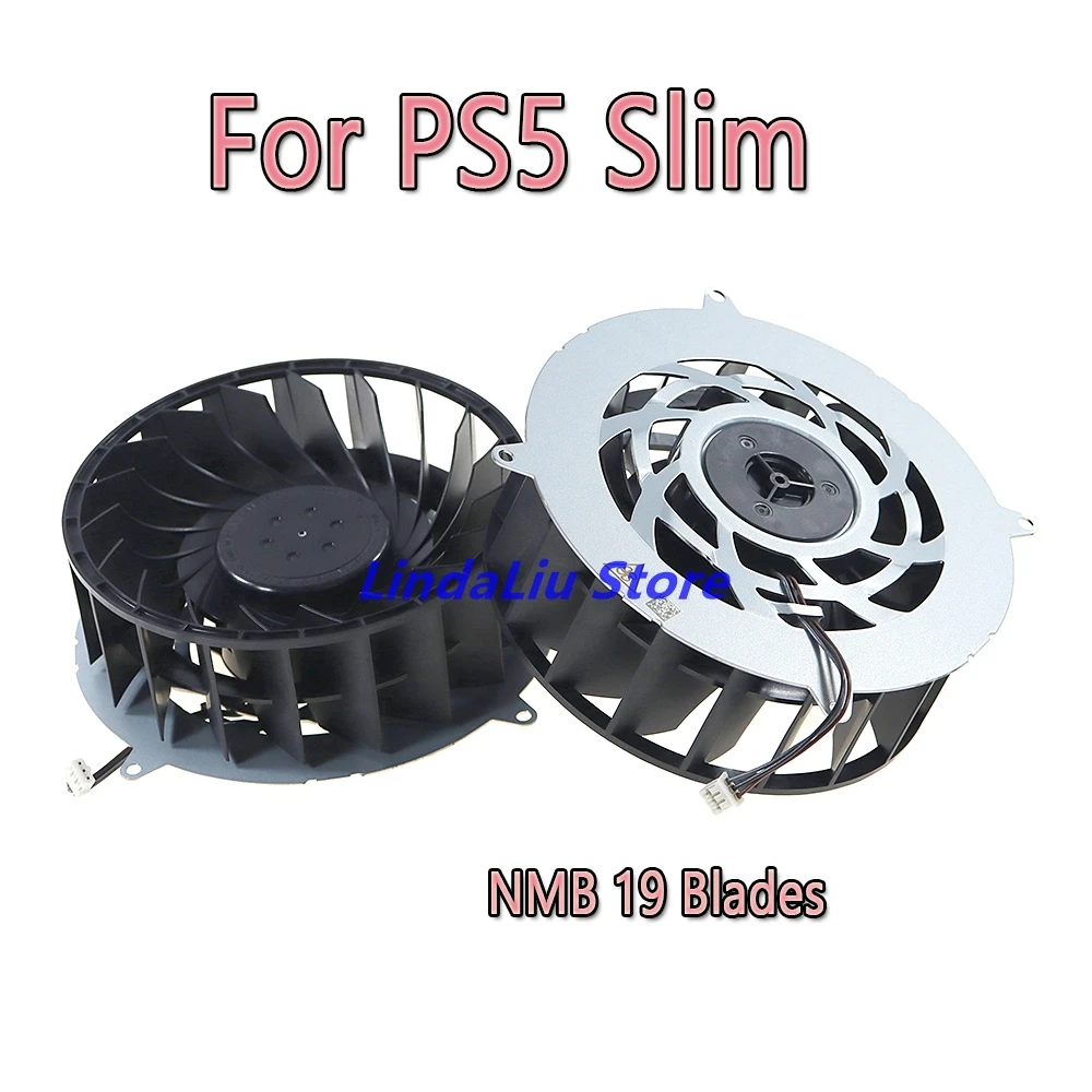 

2PCS For PS5 Slim Console NMB 19 Blades Inner Cooler Fan Replacement Internal Cooling Fan For PS5 Slim Host