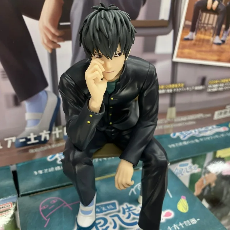 Gintama: 3-Nen Z-Gumi Ginpachi-Sensei Hijikata Toshirou Original genuine PVC Action Anime Model Toys Figure Collection Doll Gift