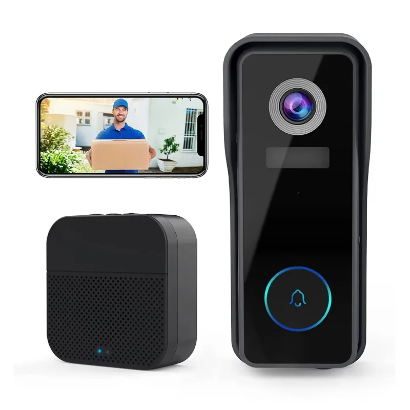 Smart Doorbell Camera Securely Monitors and Records Everything That Happens at Your Doorstep in Live 1080p Full HD Video