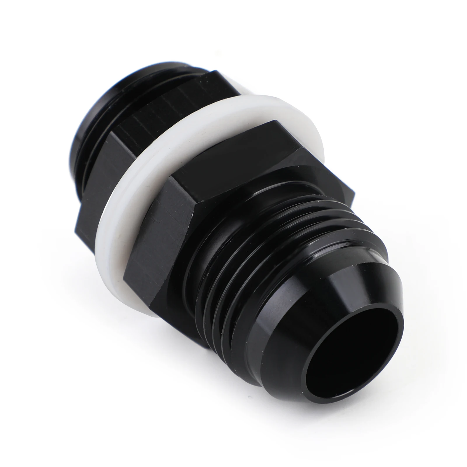 Artudatech AN6 AN8 AN10 AN12 Flare Fuel Cell Bulkhead Fitting With Washer Black Auto Parts