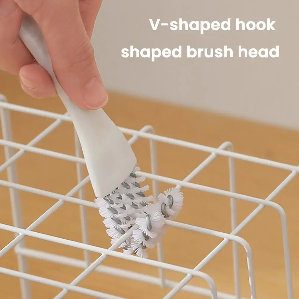 Bbq Grill Brush Spiral Shaped Grill Brush 5pcs Grill Brush Set Spiral Pp Bristles Scrubber V-shaped Hook Head with for Dirt