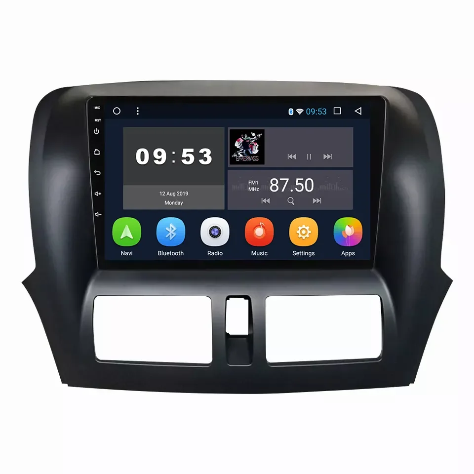 أندرويد 11 IPS سيارة مكبر للصوت ل FAW Besturn X80 2013-2016 2017 GPS BT سيارة فيديو راديو ستيريو مشغل وسائط متعددة dvd mp5 #3