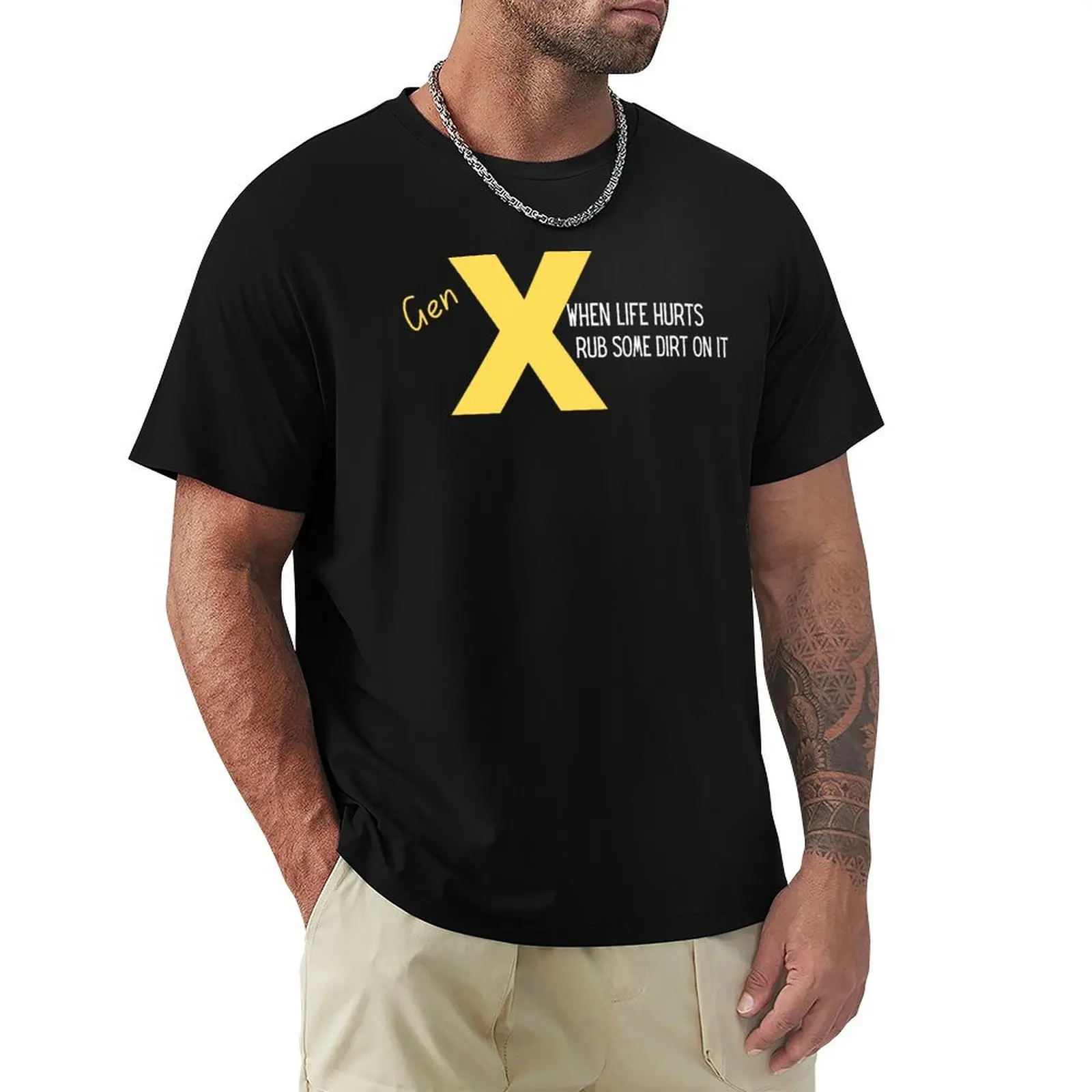 Rub some dirt on it T-Shirt Quick Dry Outdoor Sports T-Shirt