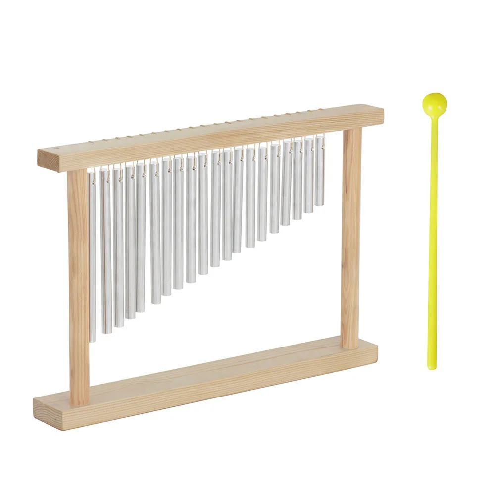 

1 set 1 Set Twenty-Tone Solid Brass Wind Chime Percussion Instrument For Teaching Accompaniment Kids Early Education