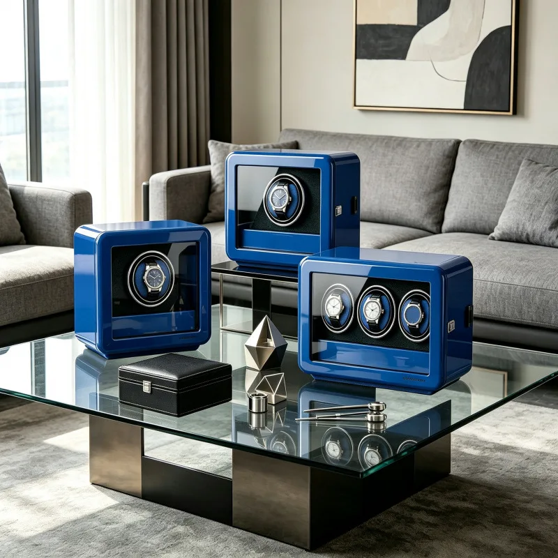 Automatic Mechanical Watch Winder 2/4/6 Slot Watches Winding Box Luxury Wrist Watch Organizer Case Desktop Watches Display Boxes