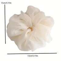 Large Mesh Hair Rope for Women Simple and Fashiona  Does Not Hurt The Hair Hair Rope Cute Girl High Ponytail Scrunchie - Image 3