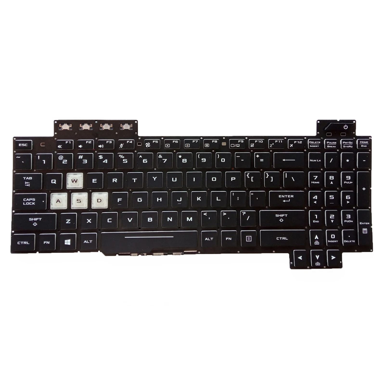 Imagem -03 - Teclado dos Eua Retroiluminado para Asus Jogos Tuf Fx505d Fx505dy Fx505dt Fx505du