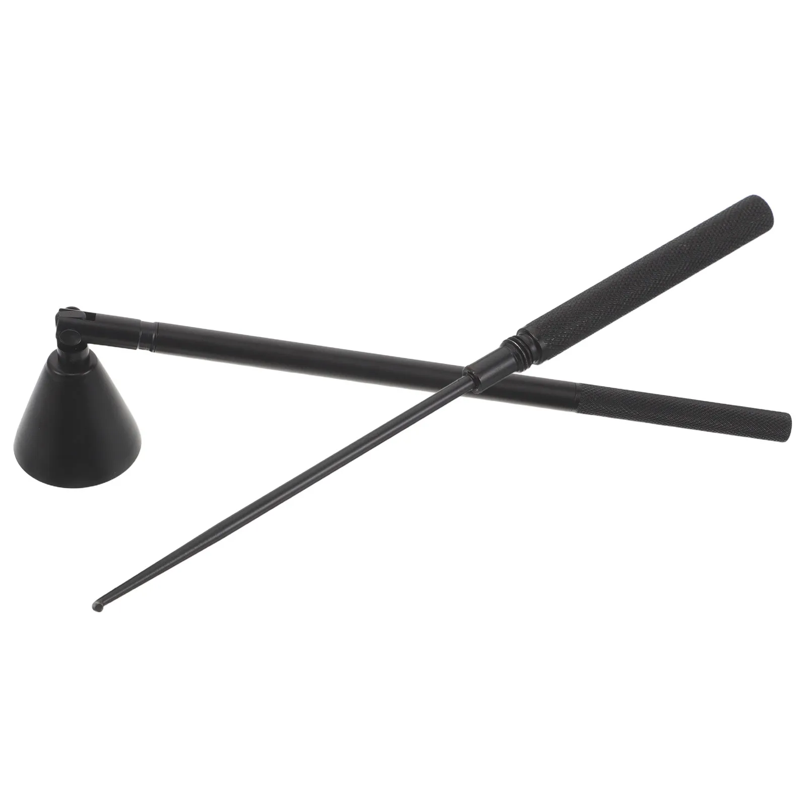 Stainless Steel Snuffer 2-in-1 Wick Dipper Extinguisher Long Handle Flame Snuffer for Jar Tea Light Candles Care