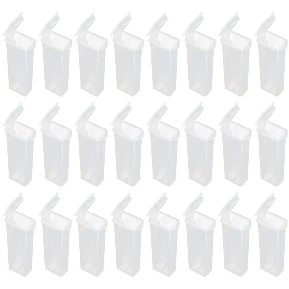 

50 Pcs Laboratory Microscope Holder Small Cover PP Material Easy Clean Storage Pathological Glass Case