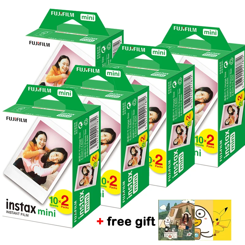 Original Fujifilm Instax Filme Quadrado Papel Fotográfico Instantâneo 10100 Folhas para Mini11 Mais 7c 25 7s 90 12 40 Link2 Impressora Instax