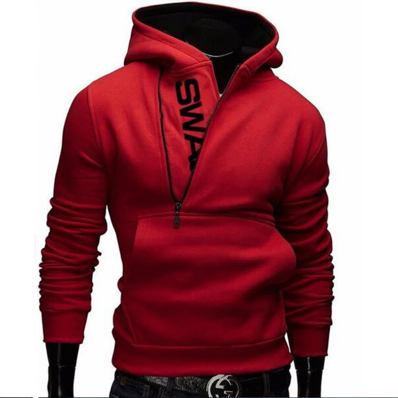 Autumn winter Fleece Cardigan Hoodie Jacket Fashion Brand Hoodies Men Casual Slim Sweatshirt Men Sportswear Zipper Hoodie