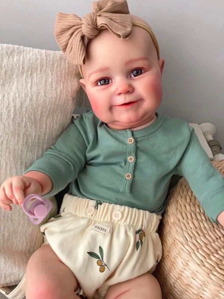 50 سنتيمتر تولد من جديد فتاة مادي كامل الفينيل الجسم قابل للغسل نابض بالحياة الوليد دمية مرنة ثلاثية الأبعاد لون البشرة مع الأوردة دمية premie