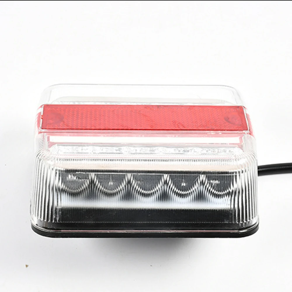 2PCS 후면 LED 잠수정 트레일러 테일 라이트 키트 보트 마커 트럭 방수 범용 12V-24V LED 캠핑카 트레일러 미등