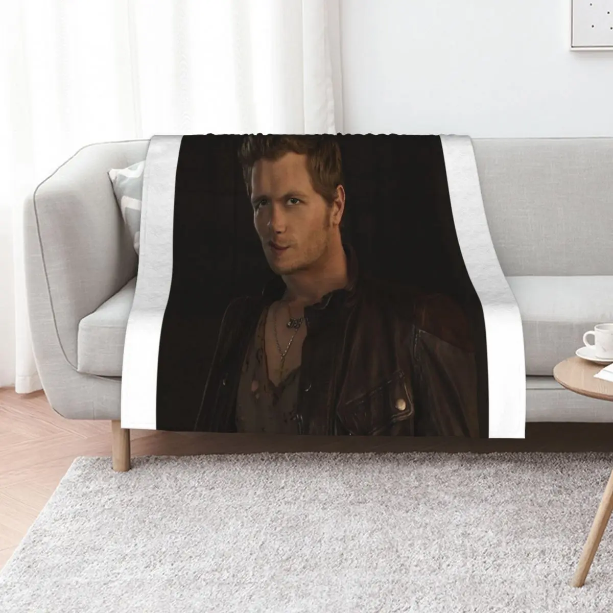 Joseph Morgan - Throw Blanket christmas gifts Giant Sofa Plaid For Decorative Sofa Luxury Designer Hair Blankets