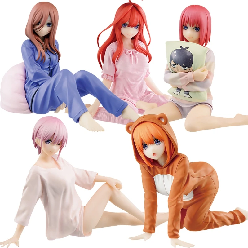 Pijamas de figuras de acción de Anime, juguetes de Anime Quintessential Quintuplets, Nakano, Ichika, Miku, Yotsuba, Itsuki, nuevo