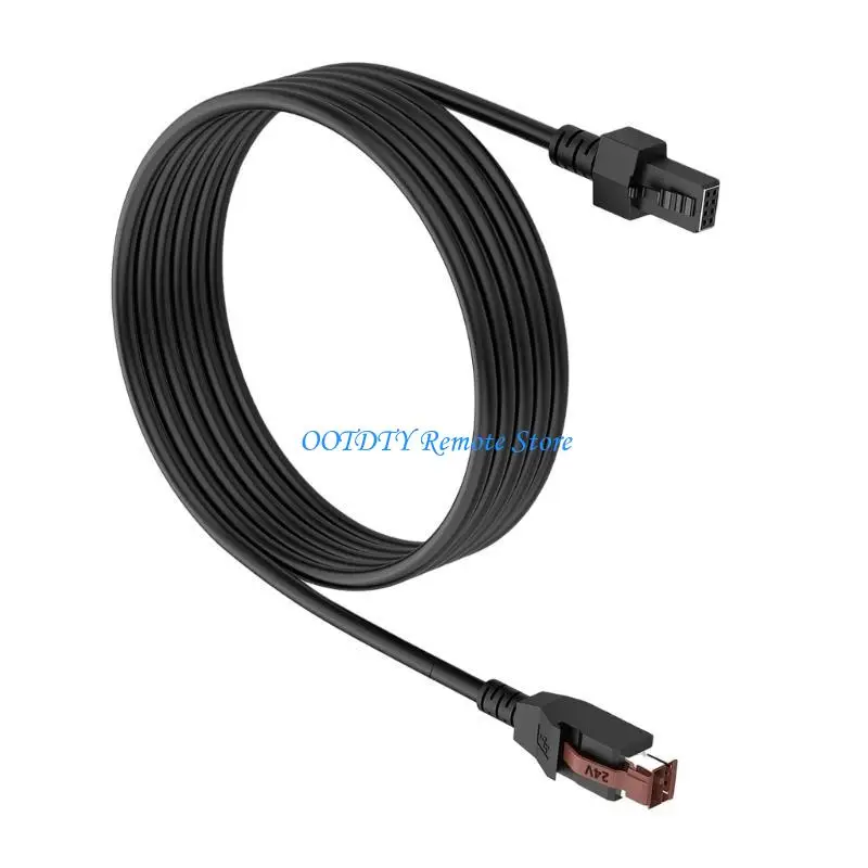 DXAB 24V Power Barcode Scanner Cable 2.54 Pitched 2x4Pin Wire For Retail Checkouts