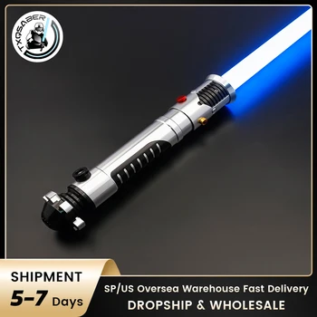 TXQSABER OBI-wan EP1 EP3 Neo Pixel Lightsaber Neo Pixel SNV4 Proffie Smooth Swing Metal Cosplay JEDI Skywalker Laser Sword Toys