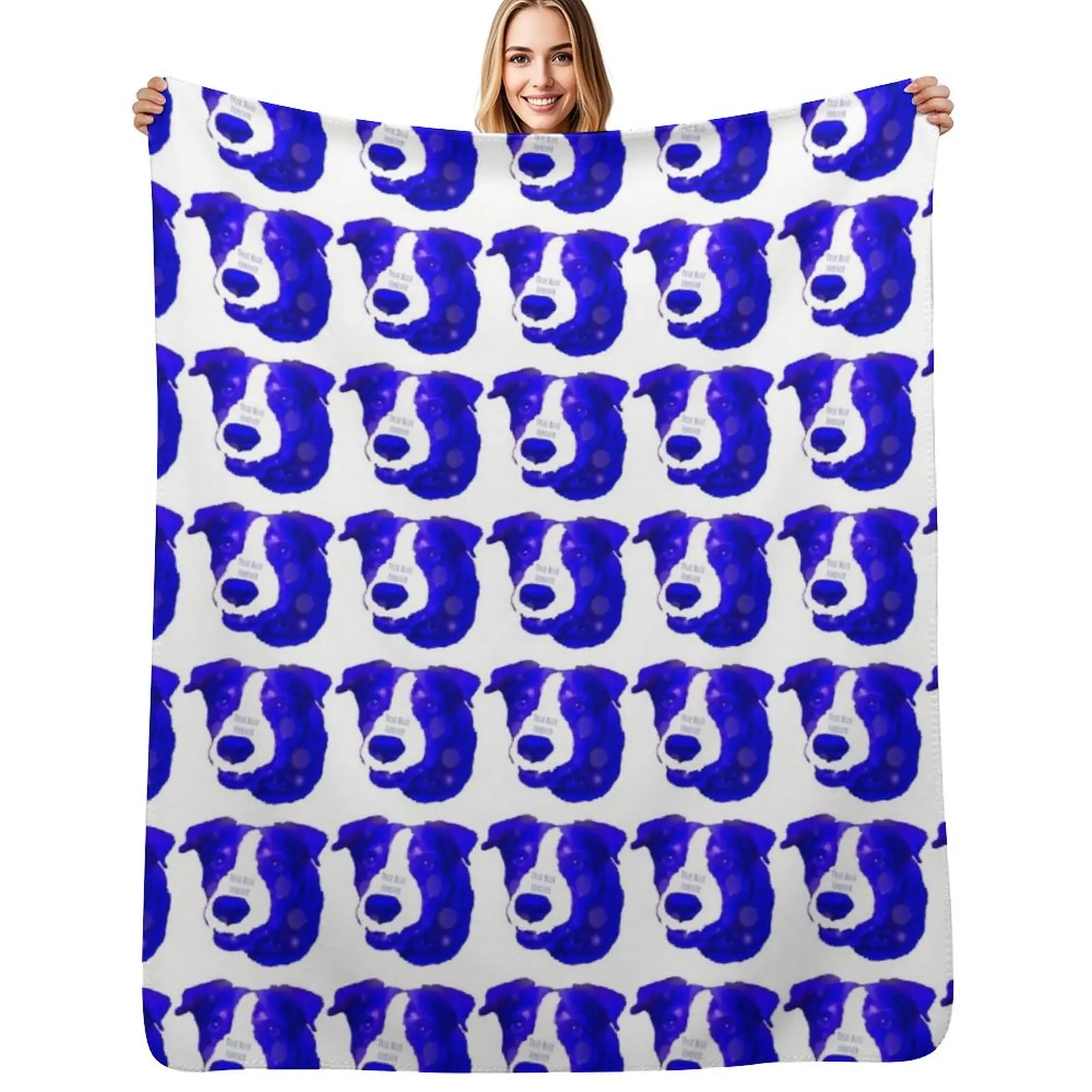 

True Blue Forever Throw Blanket Blankets For Bed Vintage Tourist cosplay anime Blankets