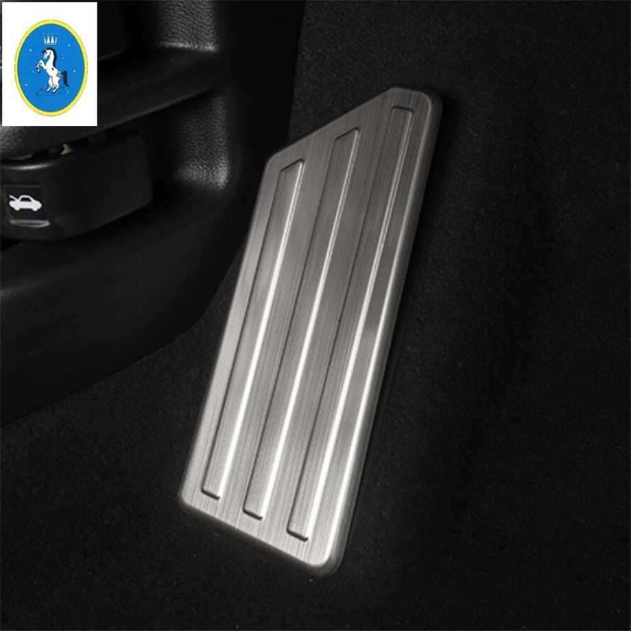 For Honda CRV CR-V 2017 - 2020 Silver Car Left Foot Rest Pedal Panel Decor Cover Trim Kit Interior Stainless Steel Accessories