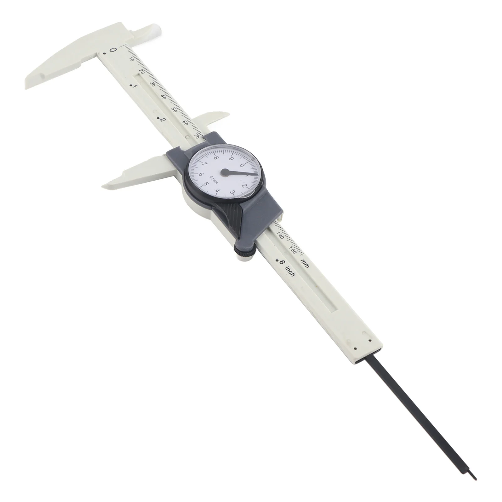 0-150mm Dial Caliper Professional Plastic Pachymeter Carpentry Tools Vernier Caliber Measuring Tool Ruler Pachometer