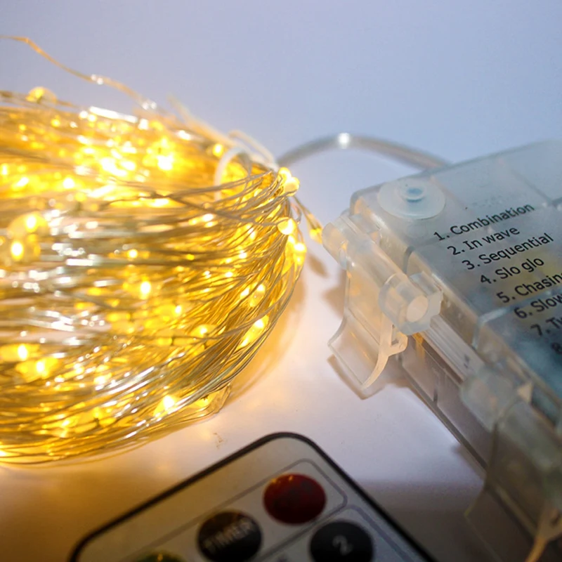 LED String Light Warm White Outdoor Waterproof For Christmas Wedding Party Decoration