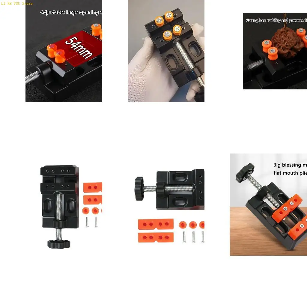 W3JE Sculpture Craft Carving Tool Universal Jaw Benches Clamp Mini Drill Press Table