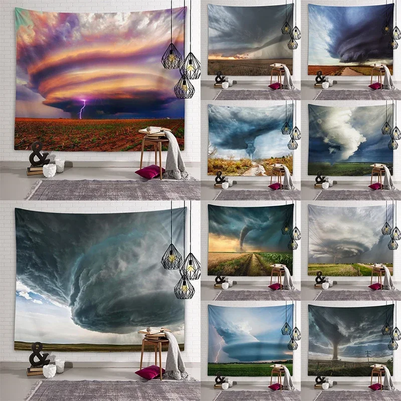 Tornado Tapestry Wall Art Decoration Tapestry Dorm Room Personality Decoration Tapestry Living Room Bedroom Home Decor