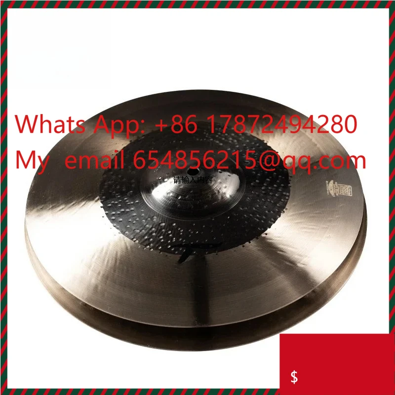 5-Piece Hand Hammered Cymbal Set: Highly Polished for Professional Percussion
